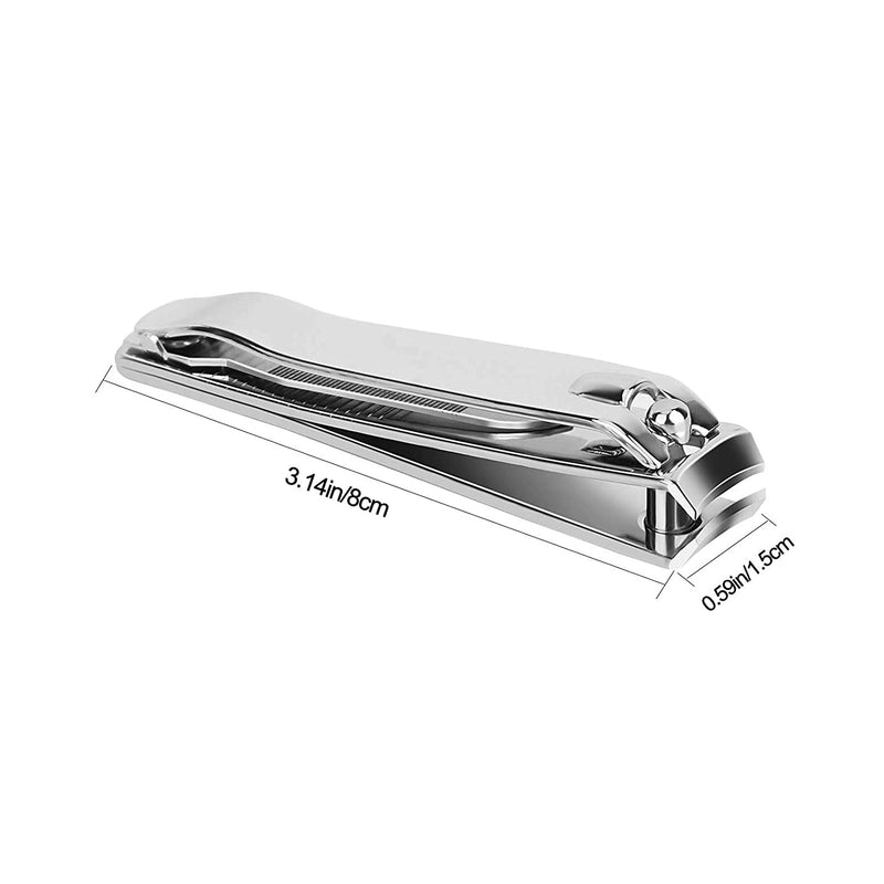 stainless steel nail clipper set, view 3 - MRSLM