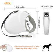 retractable dog leash, view 9 - MRSLM