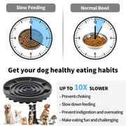silicone slow feeder dog bowl, view 5 - MRSLM