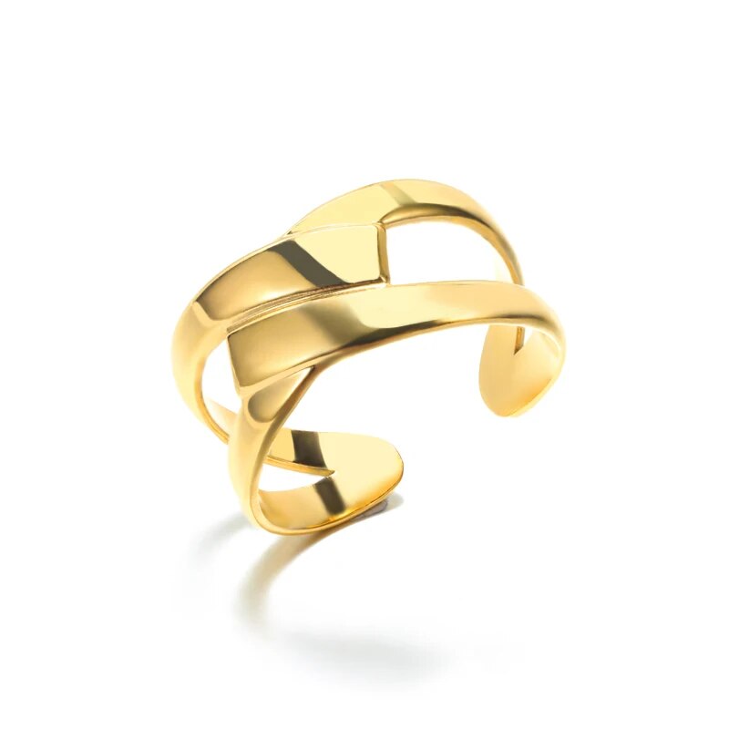 Stainless steel minimalist rings, view 8 - MRSLM