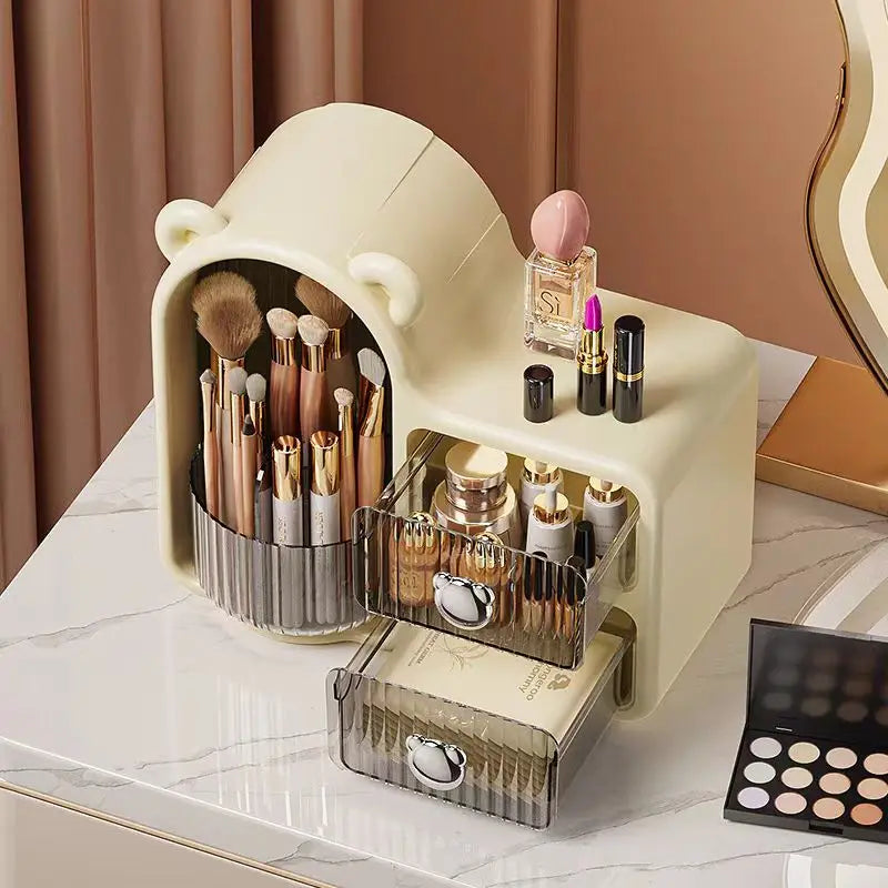 360° rotating makeup brush holder, view 5 - MRSLM