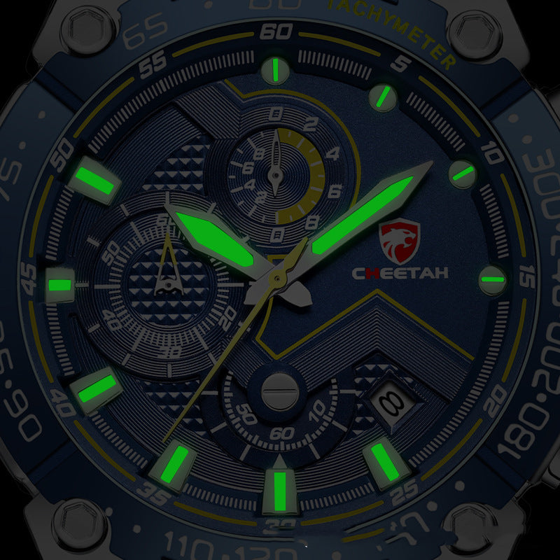 men's luminous sports watch, view 6 - MRSLM