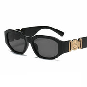 small vintage rectangle sunglasses, view 3 - MRSLM