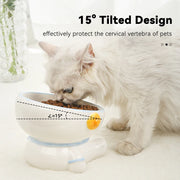 astronaut ceramic pet bowl, view 6 - MRSLM