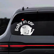 baby on board cartoon car sticker, view 12 - MRSLM