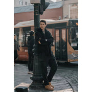 men's fleece lined zip up hoodie, view 4 - MRSLM