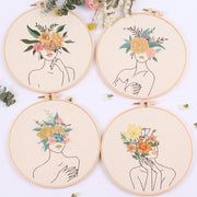embroidery kit for beginners with patterns, view 7 - MRSLM
