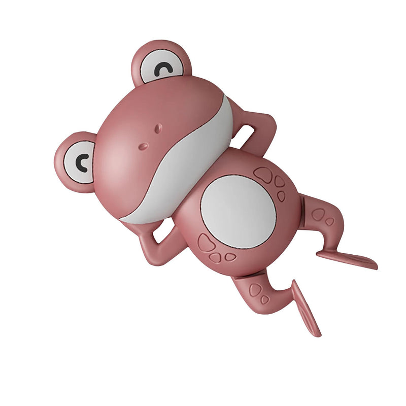 Cute frog clockwork baby bath toy, view 2 - MRSLM