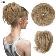 fluffy curly hair bun chignon, view 19 - MRSLM