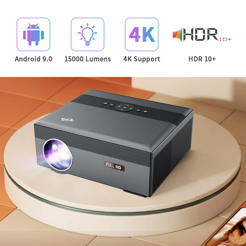 led smart projector with 300-inch display, view 4 - MRSLM