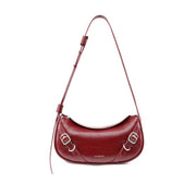 shoulder and crossbody baguette bag, view 5 - MRSLM