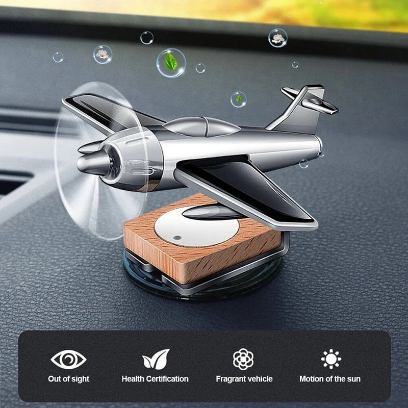 Solar-powered aircraft car air freshener, view 6 - MRSLM