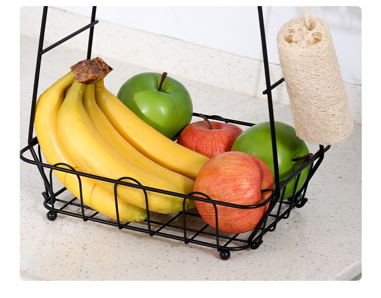 iron snack fruit storage basket, view 9 - MRSLM