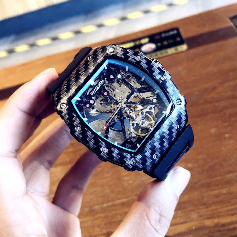 skeleton automatic tourbillon watch, view 5 - MRSLM