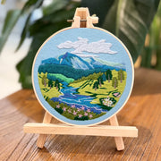 DIY landscape embroidery kit, view 5 - MRSLM