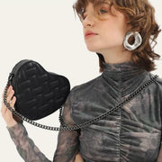 heart shaped crossbody bag, view 5 - MRSLM