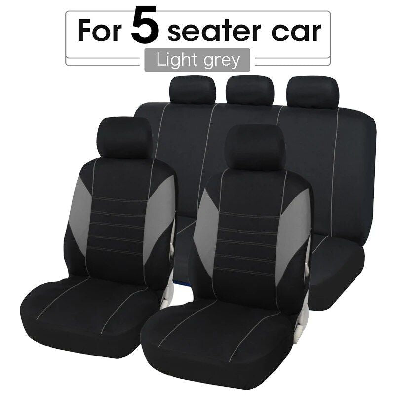 universal car seat covers set, view 3 - MRSLM