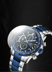 large dial waterproof luminous watch, view 8 - MRSLM