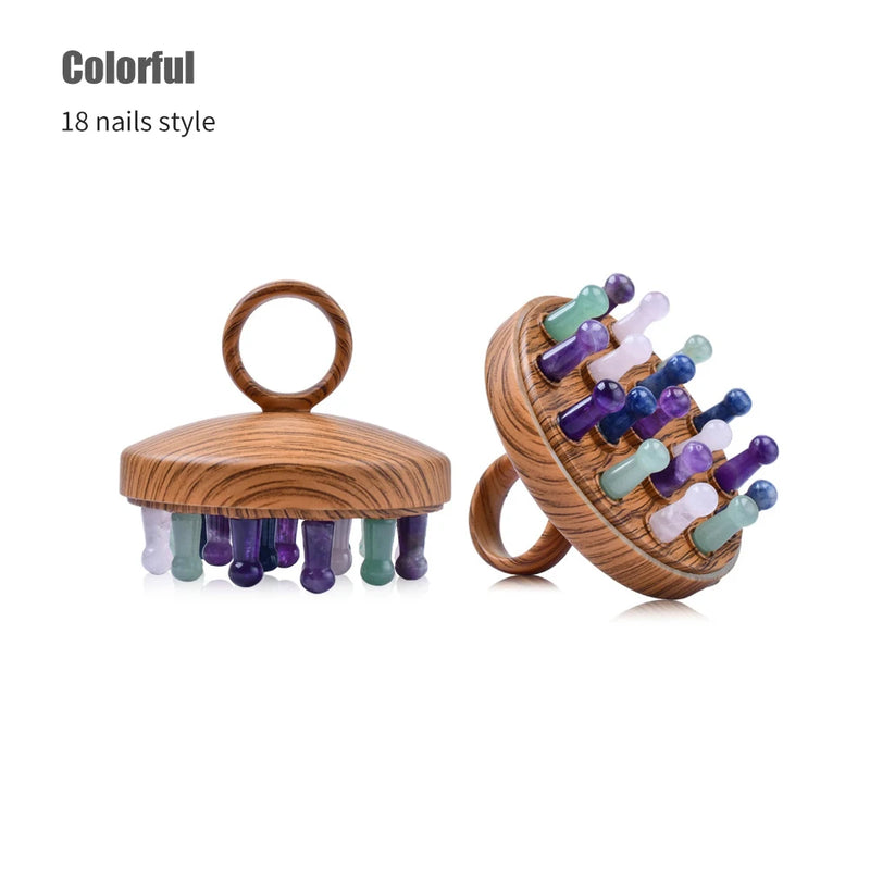 scalp massage comb, view 2 - MRSLM