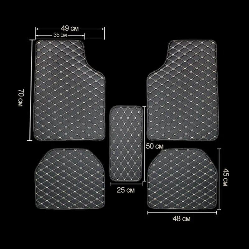 universal PU leather car floor mats, view 13 - MRSLM