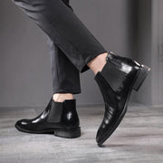 men's leather chelsea boots, view 8 - MRSLM