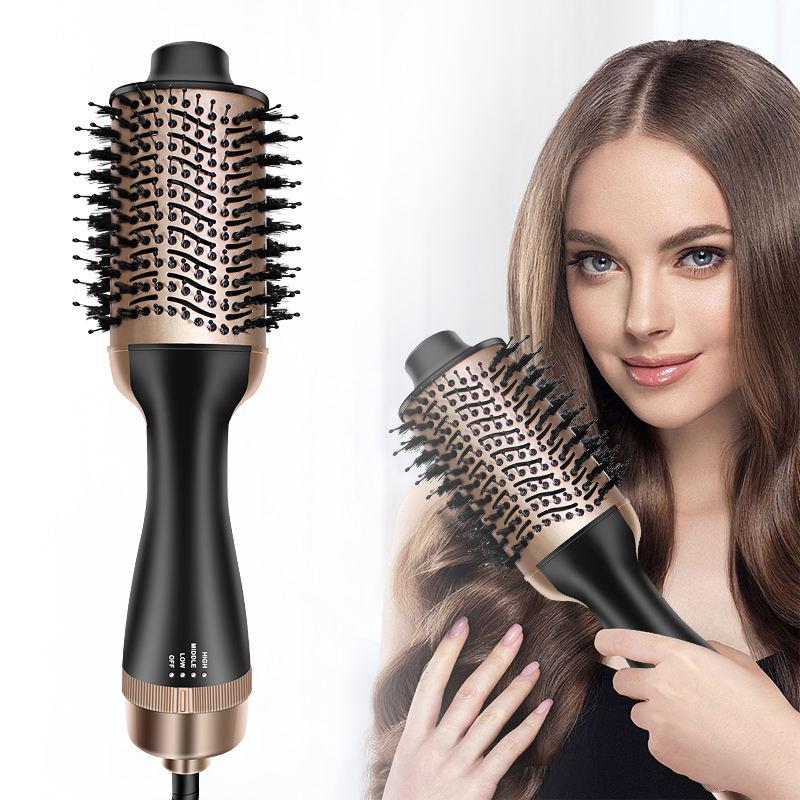hot air brush hair dryer, view 3 - MRSLM