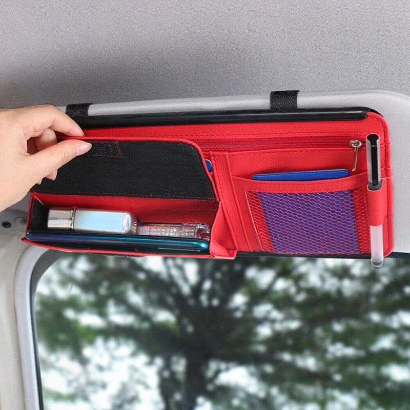 5-in-1 car sun visor organizer, view 8 - MRSLM