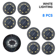 solar power ground lights, view 3 - MRSLM