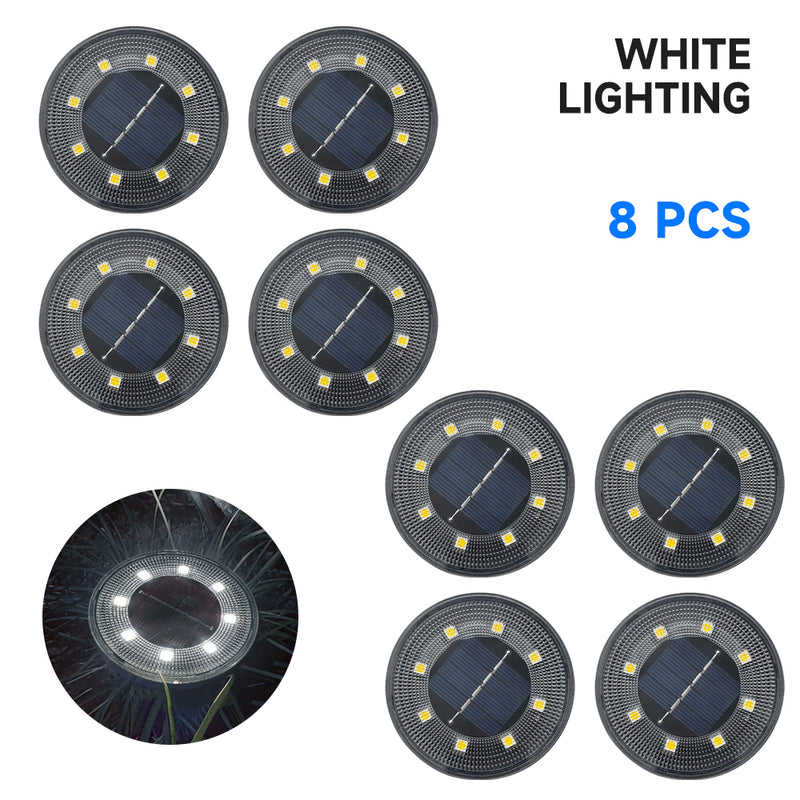 solar power ground lights, view 3 - MRSLM