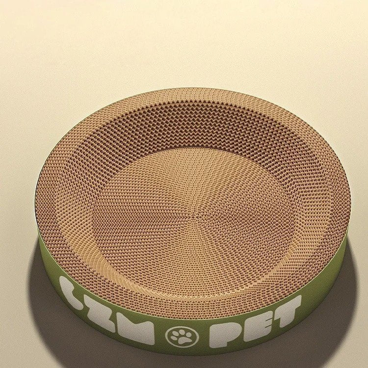 cat scratching bowl, view 5 - MRSLM