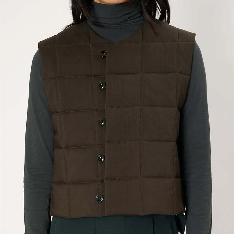 women's diamond pattern vest, view 2 - MRSLM
