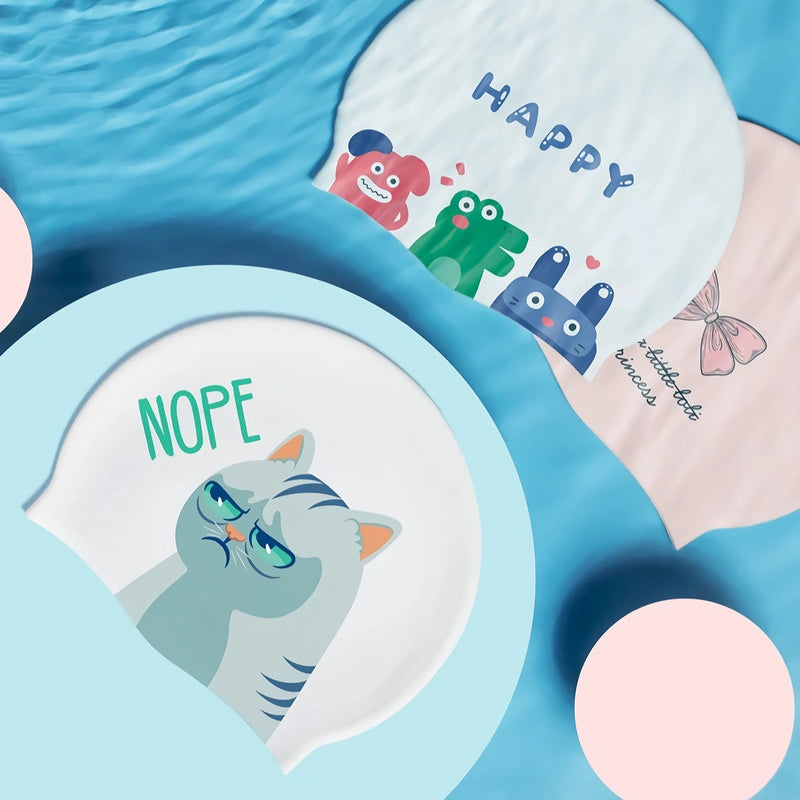 silicone swim cap, view 13 - MRSLM
