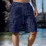 drawstring beach shorts, view 4 - MRSLM