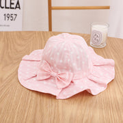baby girl floral bucket hat, view 2 - MRSLM