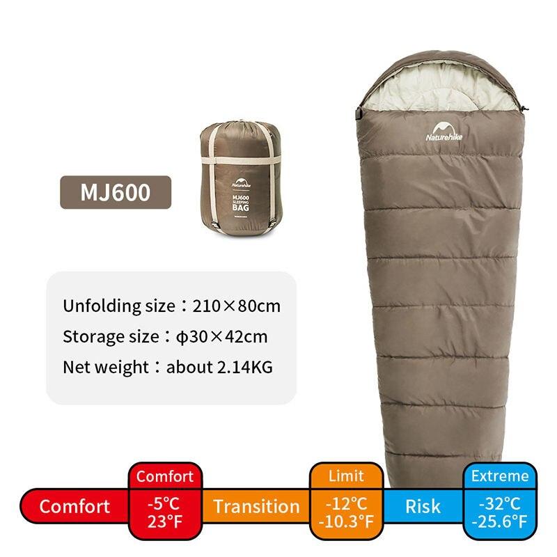 lightweight mummy sleeping bag, view 3 - MRSLM
