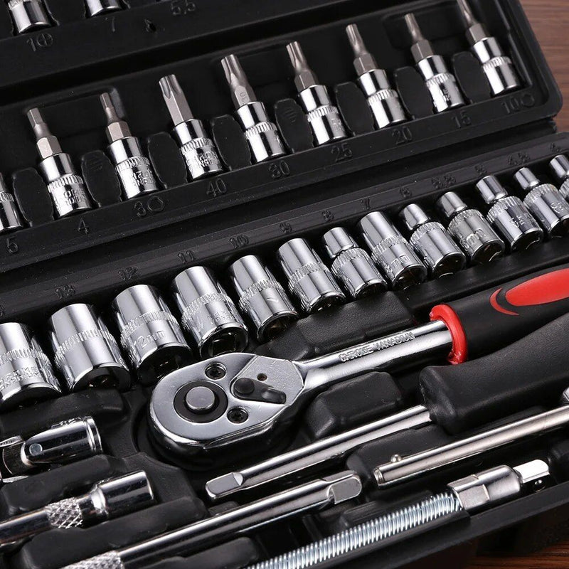 46-piece socket wrench set, view 8 - MRSLM