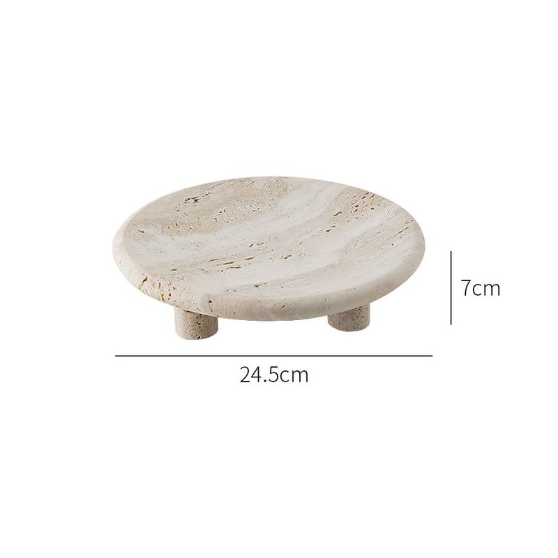 wabi sabi travertine tray, view 7 - MRSLM