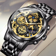 men's quartz chronograph watch, view 2 - MRSLM