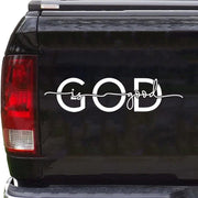 Christian faith vinyl car decal, view 3 - MRSLM