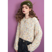 colorful dots loose knitwear for women, view 2 - MRSLM