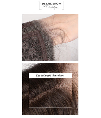 long straight gradient gold wig, view 5 - MRSLM