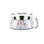 anti-tipping stainless steel pet bowl, view 7 - MRSLM