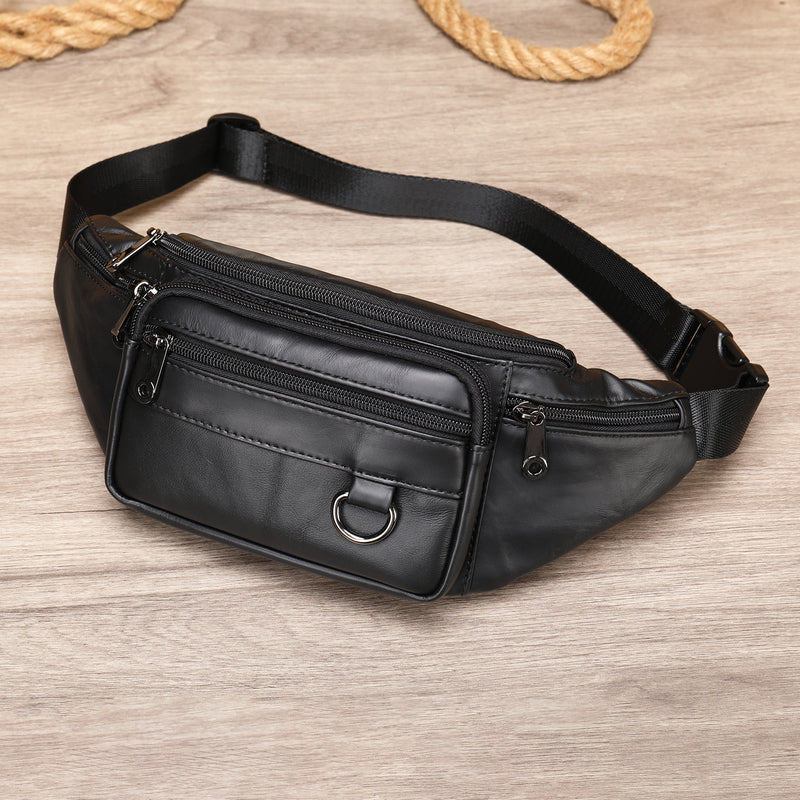 men's leather chest bag - MRSLM