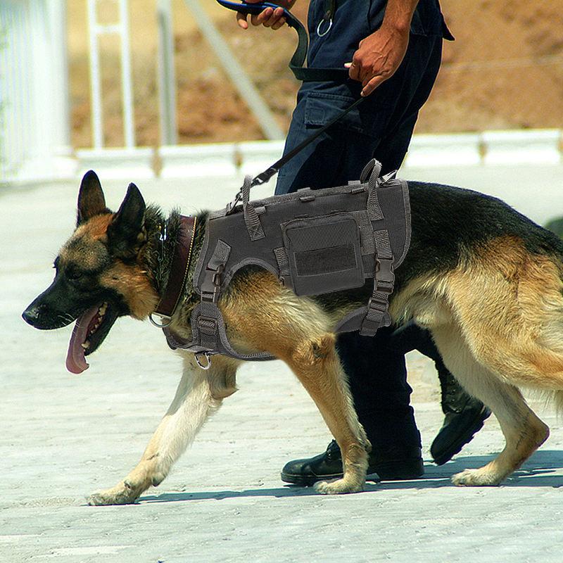 adjustable dog tactical harness vest - MRSLM