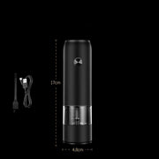 rechargeable electric pepper and salt grinder, view 3 - MRSLM