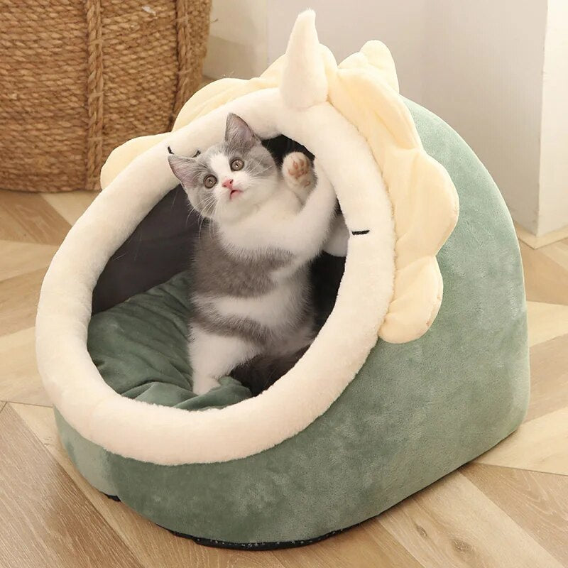 semi-closed cat bed, view 3 - MRSLM