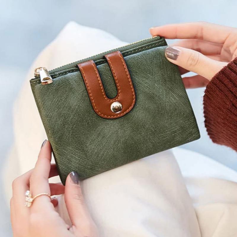 pu leather short wallet - MRSLM