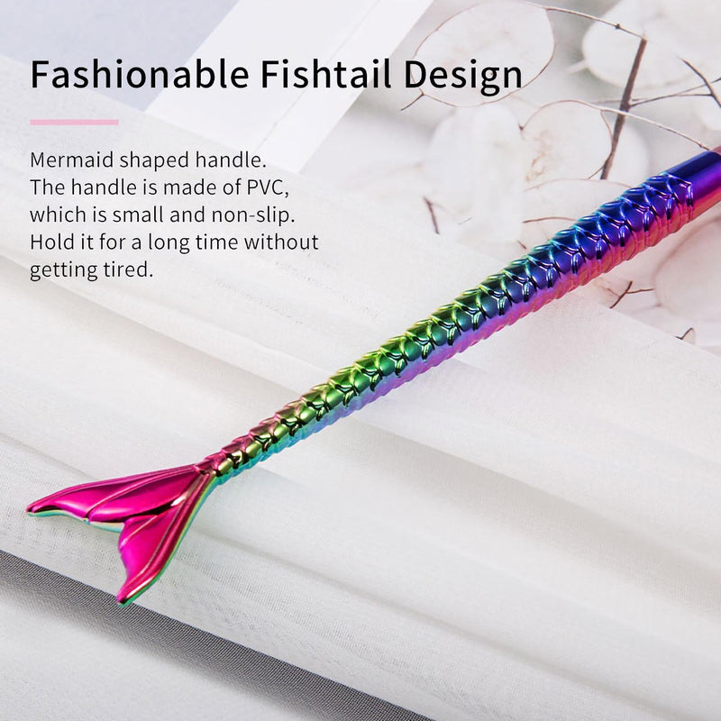 gradient mermaid handle nail art brush set, view 4 - MRSLM