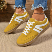 Lace-up round-toe flats, view 8 - MRSLM