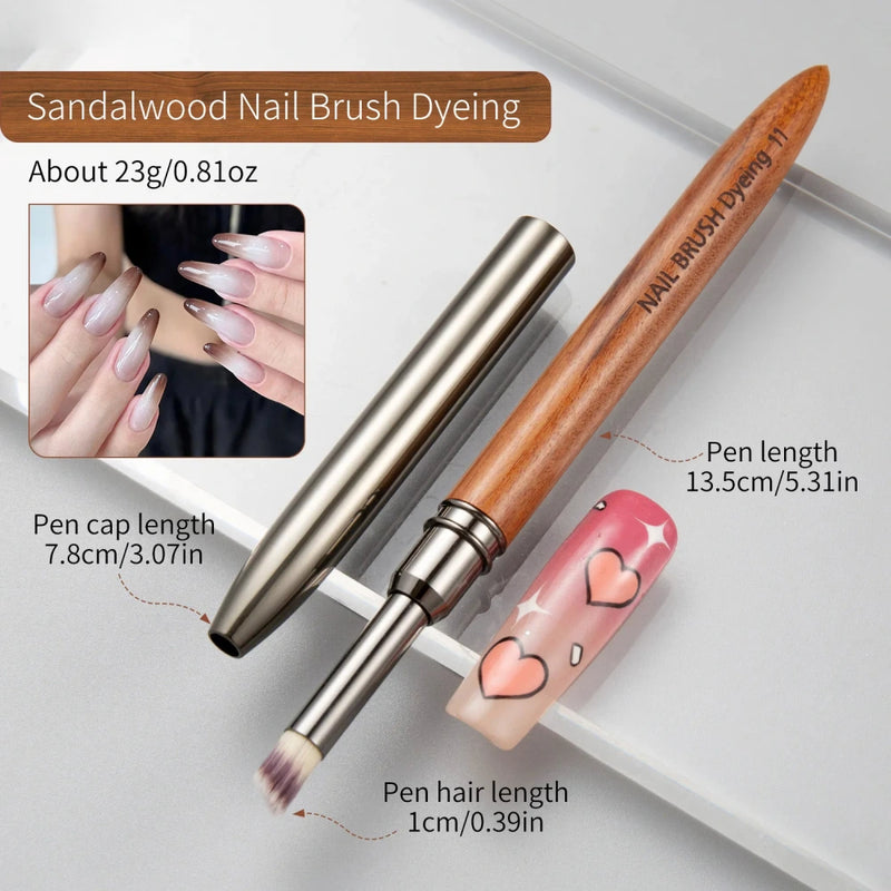 reusable nail liner brush, view 6 - MRSLM